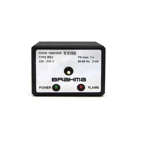 Brahma Flame Relay Sensor RE3 (220–230V) — Code 10801025 &mdash; Flame Relay by Brahma, Type 10801025