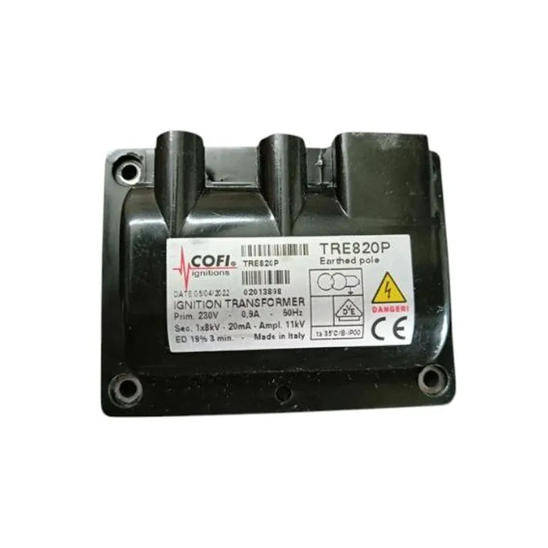 Cofi Ignition Transformer TRE820P &mdash; Ignition Transformers by Cofi, Type TRE820P