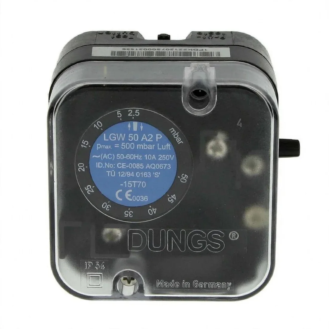 Dungs LGW 50 A2 P Air Pressure Switch &mdash; Pressure Switches by Dungs, Type LGW 50 A2 P