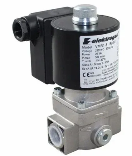 Elektrogas VMR1-5 Gas Solenoid Valve (Rp1/2) &mdash; Solenoid Valves by Elektrogas, Type VMR1-5