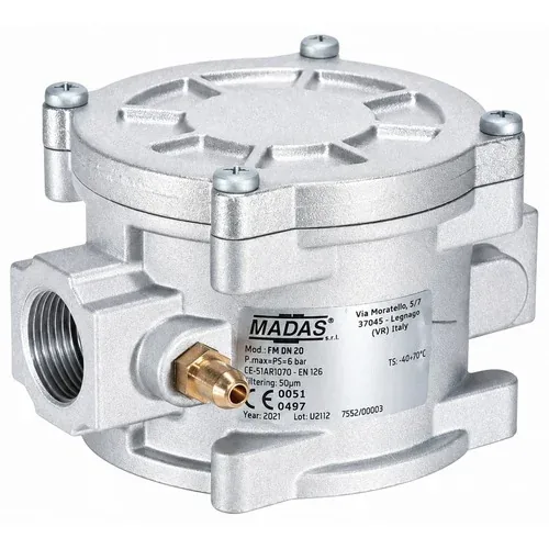 Madas FM DN 20 Gas Filter &mdash; Filters by Madas, Type FM DN 20
