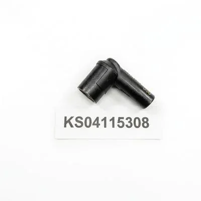 Honeywell Kromschröder Ignition & Sensing Electrode Boot Cap — Right-Angle, Interference-Suppressed (4mm, PBT)